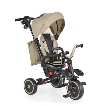 Byox Tricycle Pluto Beige სასეირნო ველო-ეტლი