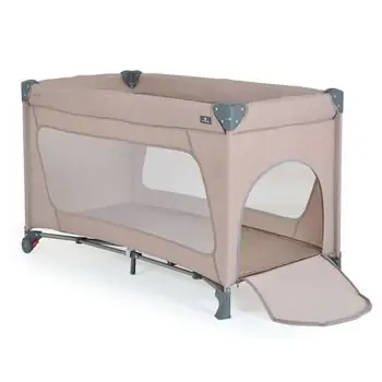 Cangaroo One Touch Beige საწოლ მანეჟი