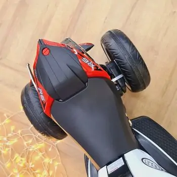 Electric Motorcycle Red - ელექტრო მოტოციკლი, 9 image