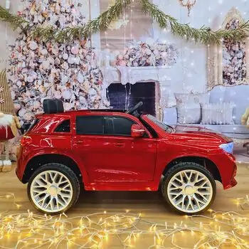 BMW X8 Painting Red - ელექტრო მანქანა კაუჩუკის საბურავებით, 2 image