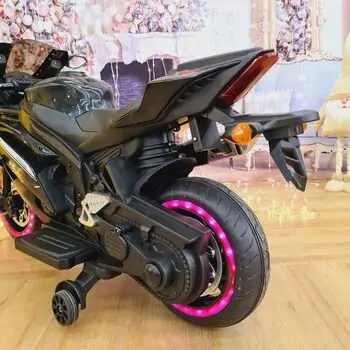 Electric Motorcycle Black - ელექტრო მოტოციკლი, 7 image