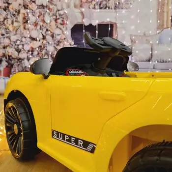 Porsche Sport Car Yellow - ელექტრო მანქანა, 9 image