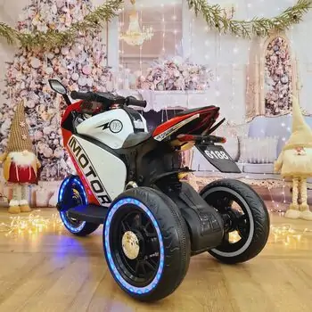 Electric Motorcycle Red - ელექტრო მოტოციკლი, 4 image