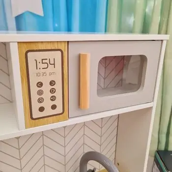 Toy Wooden Kitchen For Baby Chef - ხის სათამაშო სამზარეულო, 9 image