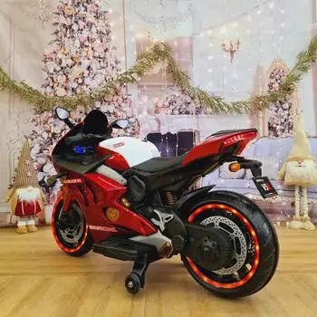 Electric Motorcycle Red - ელექტრო მოტოციკლი, 8 image
