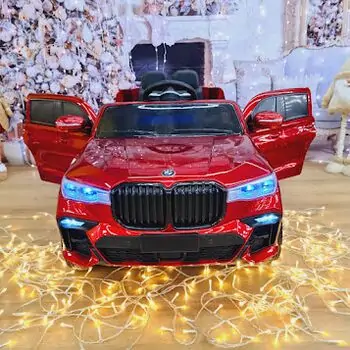 BMW X8 Painting Red - ელექტრო მანქანა კაუჩუკის საბურავებით, 3 image