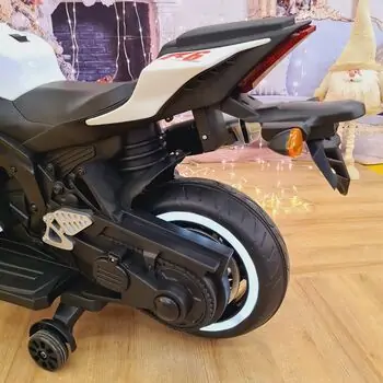 Electric Motorcycle White - ელექტრო მოტოციკლი, 7 image