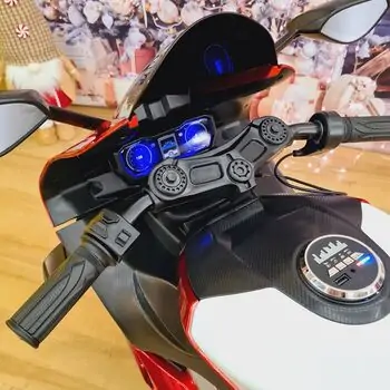Electric Motorcycle Red - ელექტრო მოტოციკლი, 10 image