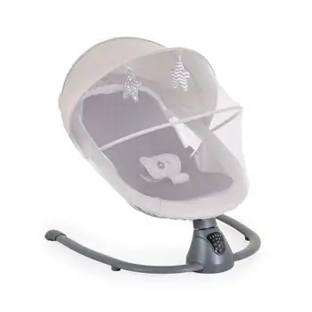 Cangaroo Electric Swing Zara Light Grey საბავშვო ელექტრო შეზლონგი