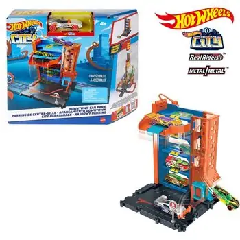 Hot Wheels City Downtown Car Park Playset ჰოთ ვილსის ტრასა