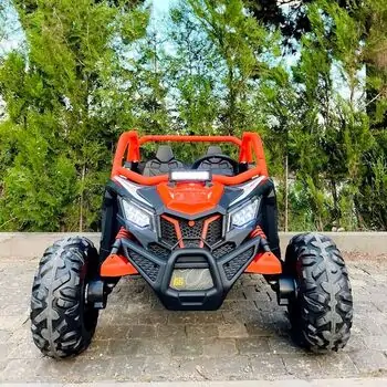 RC Racing Super Car Orange - ელექტრო მანქანა კაუჩუკის საბურავებით, 3 image
