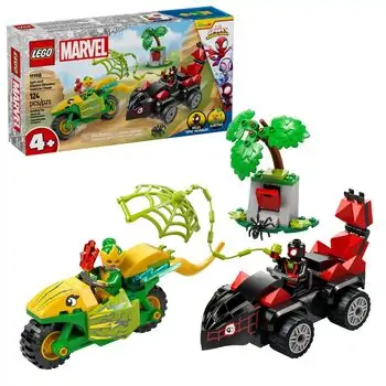Lego Super Heroes 11198 Spin and Electro Dinosaur Vehicle Chase