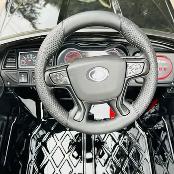 Electric Jeep Lexus Painted Black - ელექტრო მანქანა კაუჩუკის საბურავებით, 7 image