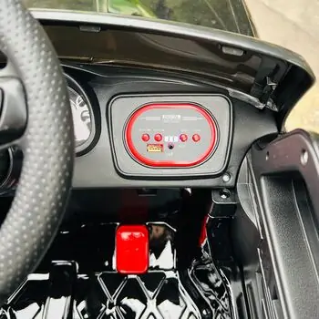 Electric Jeep Lexus Painted Black - ელექტრო მანქანა კაუჩუკის საბურავებით, 8 image