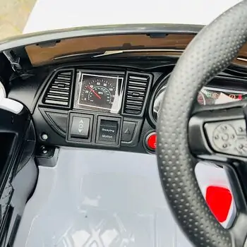 Electric Jeep Toyota White - ელექტრო მანქანა კაუჩუკის საბურავებით, 7 image