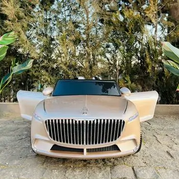 Electric Car Painted Golden - ელექტრო მანქანა კაუჩუკის საბურავებით, 5 image