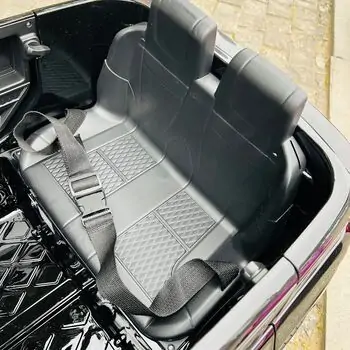 Electric Jeep Lexus Painted Black - ელექტრო მანქანა კაუჩუკის საბურავებით, 11 image