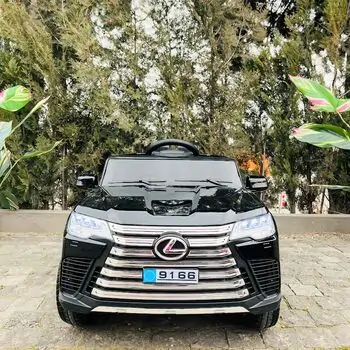 Electric Jeep Lexus Painted Black - ელექტრო მანქანა კაუჩუკის საბურავებით, 2 image