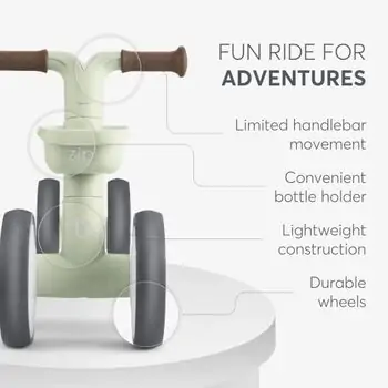 KikkaBoo Ride On Zipi Mint სამ თვლიანი ველოსიპედი, 6 image