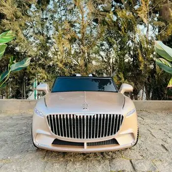 Electric Car Painted Golden - ელექტრო მანქანა კაუჩუკის საბურავებით, 4 image