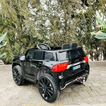 Electric Jeep Lexus Painted Black - ელექტრო მანქანა კაუჩუკის საბურავებით, 5 image