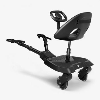 KikkaBoo Ally XL Black  ეტლზე დასამაგრებელი დაფა სკამით, 2 image