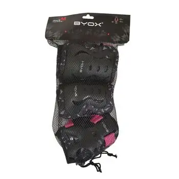 Byox Children protectors Dazzle pink S (Up to 25 kgs) - სამკლაური (მუხლების და ხელების დამცავი), 3 image