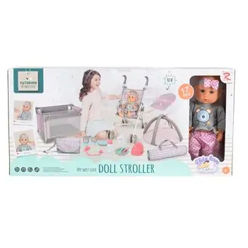 Tutu Love Doll Play set Grey 36 cm სათამაშო თოჯინა