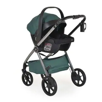 Cangaroo Baby Stroller 4 in 1 Unique Pine Green - ეტლის კომპლექტი, 14 image