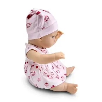 Moni Toys Doll Lovely Baby Pink Dress 30 cm სათამაშო თოჯინა, 6 image
