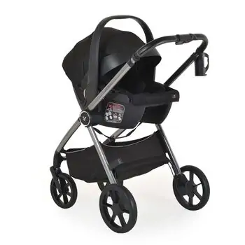 Cangaroo Baby Stroller 4 in 1 Unique Carbon Black - საბავშვო ეტლის კომპლექტი, 14 image