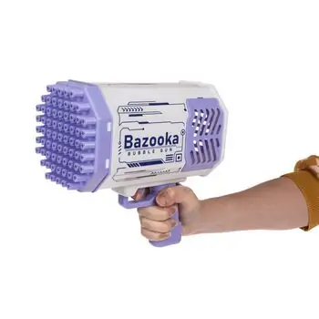 Bubble Gun with LED Bazooka - საპნის ბუშტების თოფი, 7 image