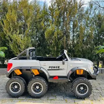 Power Sport Car Grey With Light - ელექტრო მანქანა, 6 image