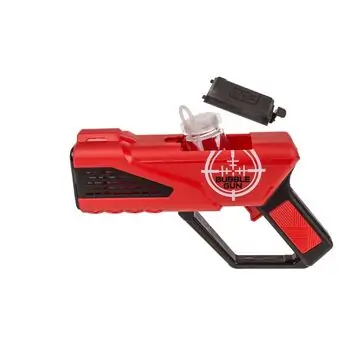 Bubble Gun with LED 25 cm - საპნის ბუშტების თოფი, 7 image