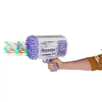 Bubble Gun with LED Bazooka - საპნის ბუშტების თოფი, 8 image