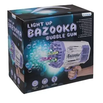 Bubble Gun with LED Bazooka - საპნის ბუშტების თოფი, 3 image