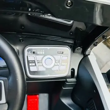 Power Sport Car Grey With Light - ელექტრო მანქანა, 11 image
