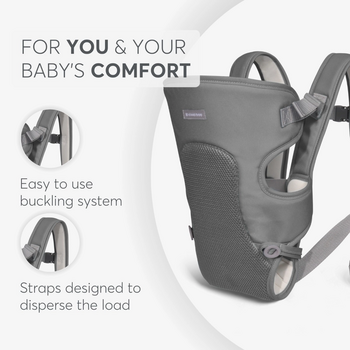 KikkaBoo Carrier Myra Mesh Beige კენგურუ, 5 image