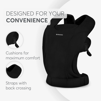 KikkaBoo Carrier Riley Black კენგურუ, 6 image