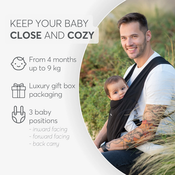 KikkaBoo Carrier Riley Grey კენგურუ, 6 image