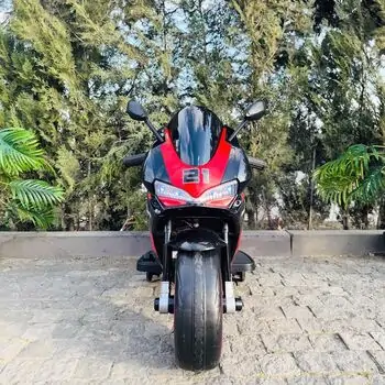 Sport Moto Black With Light Wheel - ელექტრო მოტოციკლი მანათობელი საბურავებით, 2 image