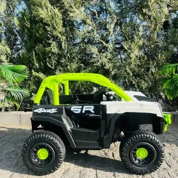 Off-Road Jeep Car Green - ელექტრო მანქანა, 4 image