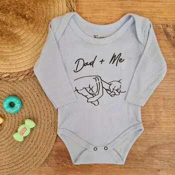 Dad + Me Bodysuit - ჩვილის ბოდე