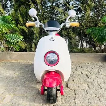 Vintage Motorcycle Red/White - ელექტრო მოტოციკლი, 2 image