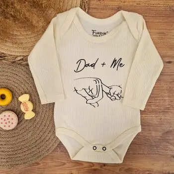 Dad + Me Bodysuit - ჩვილის ბოდე
