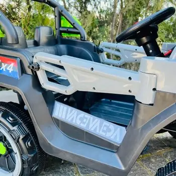 Off Road 4x4 Jeep Car Grey - ელექტრო მანქანა, 7 image