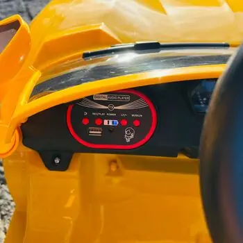Sport Car 888 Yellow - ელექტრო მანქანა, 9 image