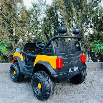 Mercedes Jeep Car Yellow - ელექტრო მანქანა, 6 image