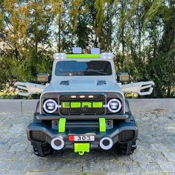 Off Road 4x4 Jeep Car Grey - ელექტრო მანქანა, 3 image