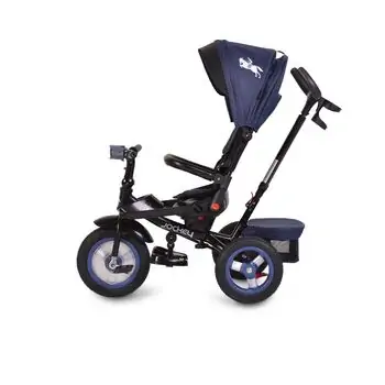 Byox Jockey With Music Tray Dark Blue სასეირნო ველო-ეტლი, 11 image